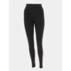Legging Pomi Taille Haute Bande Rouge Noir Femme - Only