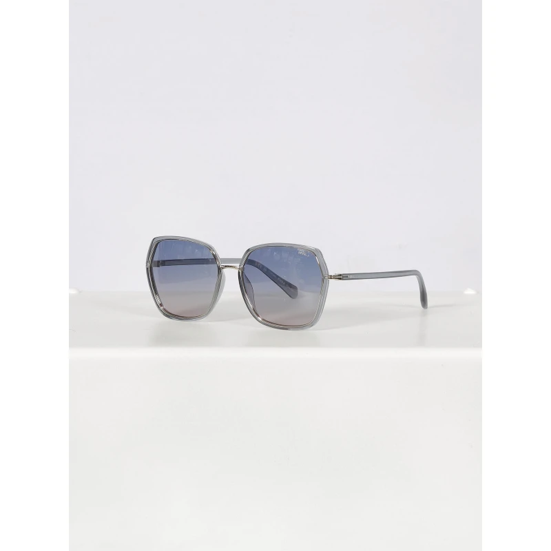 Lunettes De Soleil Cat.2 Bleu Argenté Femme - Invu