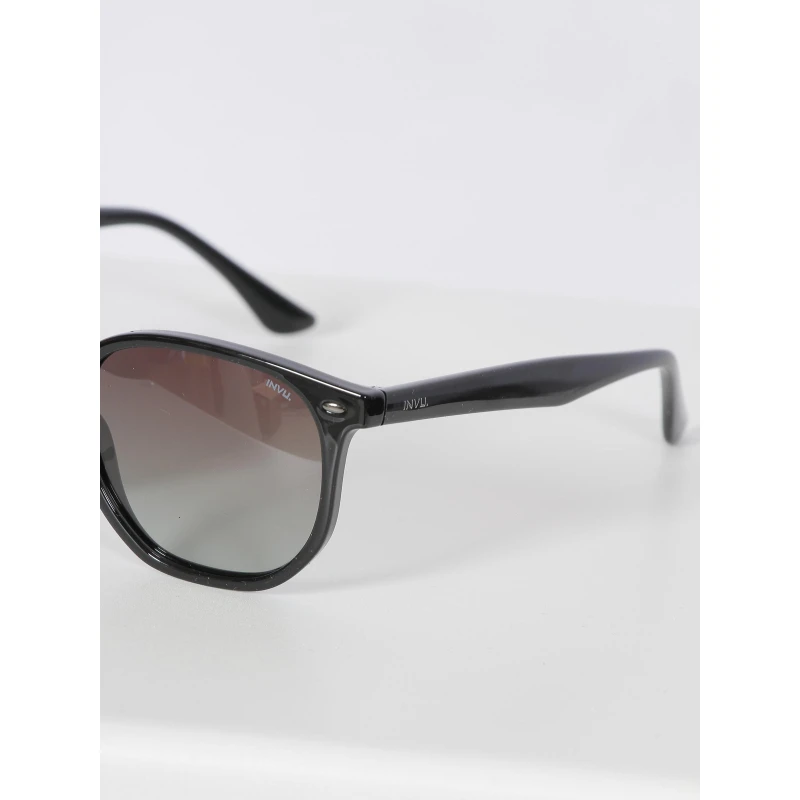 Lunettes De Soleil Cat.2 Noir Brillant Femme - Invu – Image 4