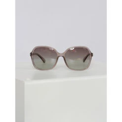 Lunettes De Soleil Cat.2 Transparent Gris Femme - Invu