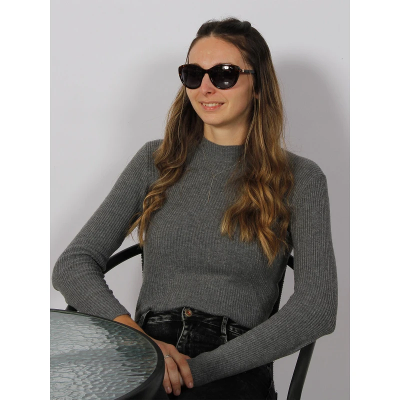 Lunettes De Soleil Cat.3 Cat Eye écaille Marron Femme - Invu – Image 2