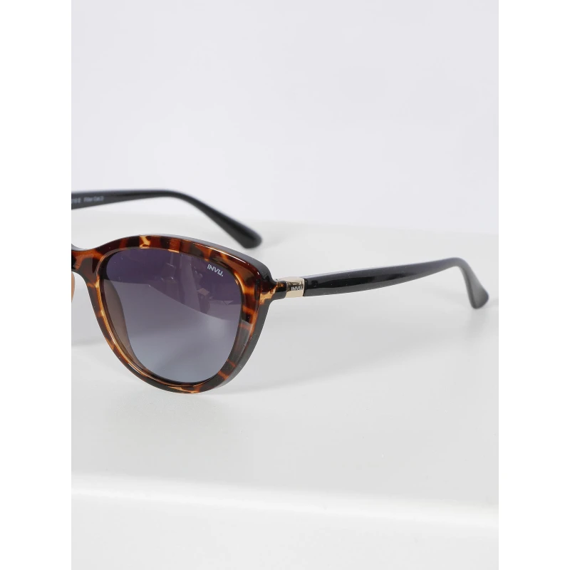 Lunettes De Soleil Cat.3 Cat Eye écaille Marron Femme - Invu – Image 4