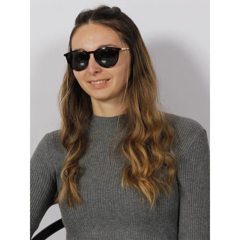 Lunettes De Soleil Cat.3 écaille Marron Doré Femme - Invu – Image 2