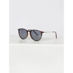 Lunettes De Soleil Cat.3 écaille Marron Doré Femme - Invu