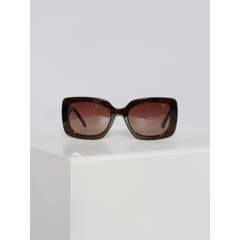 Lunettes De Soleil Cat.3 épaisse écaille Marron Femme - Invu – Image 2