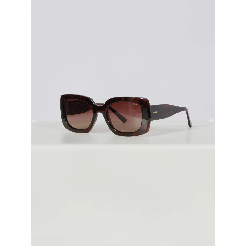 Lunettes De Soleil Cat.3 épaisse écaille Marron Femme - Invu