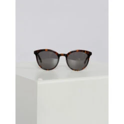 Lunettes De Soleil Rond Cat.3 écaille Marron Femme - Invu