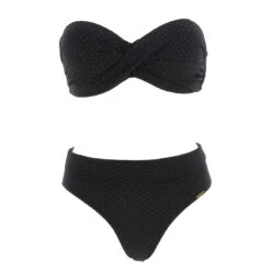 Maillot De Bain 2 Pièces Emma Noir Femme - Grain De Sable