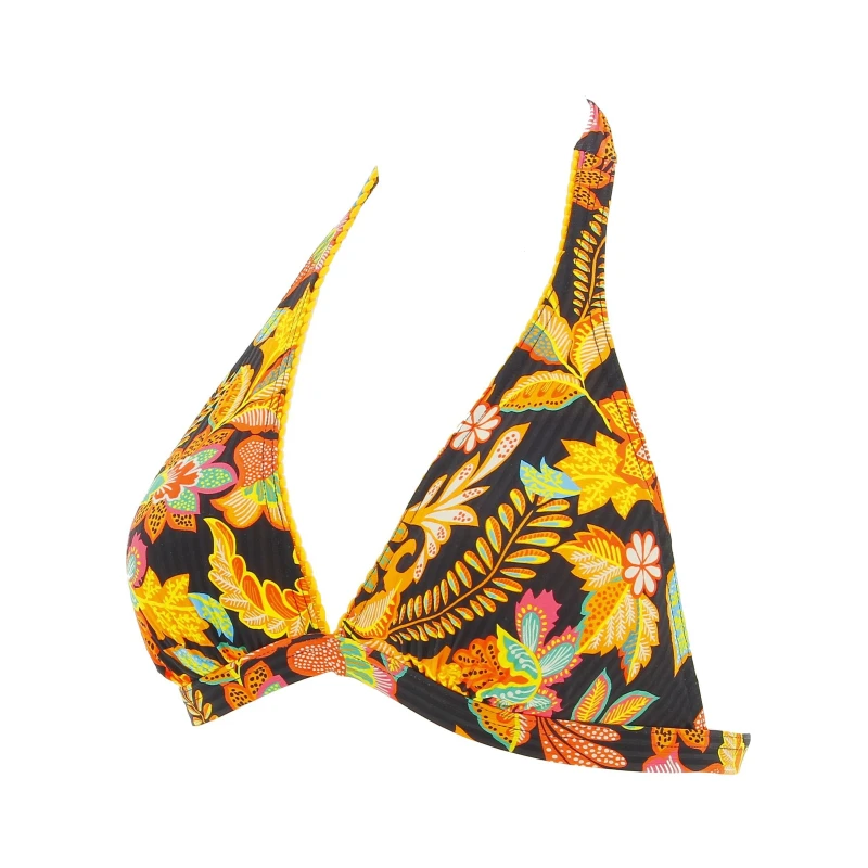 Maillot De Bain 2 Pièces Moose Jaune Noir Femme - Grain De Sable – Image 3