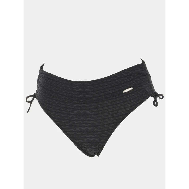 Maillot De Bain 2 Pièces Zigzag Relief Noir Femme - Grain De Sable – Image 4