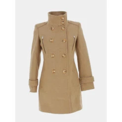 Manteau Lisboa Beige Femme - Salsa