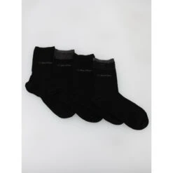 Pack 4 Paires De Chaussettes Paillettes Noir Femme - Calvin Klein