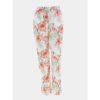 Pantalon Fluide à Fleurs Sylvie Blanc Femme - Only
