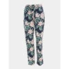 Pantalon Fluide à Fleurs Sylvie Bleu Marine Femme - Only