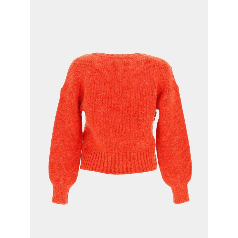 Vero Moda Pull Court Martina Rouge Femme - VĂ©ro Moda â Image 2