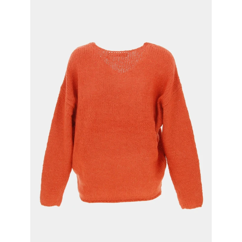 Vero Moda Pull Darya Rouge Femme - VĂ©ro Moda â Image 2