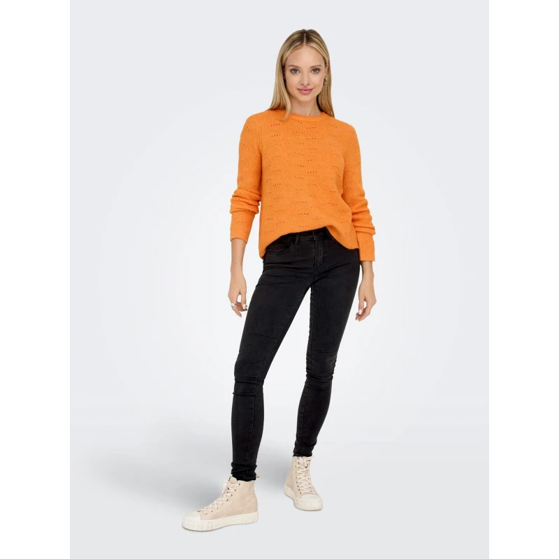 Pull Lolli Orange Femme - Only â Image 3