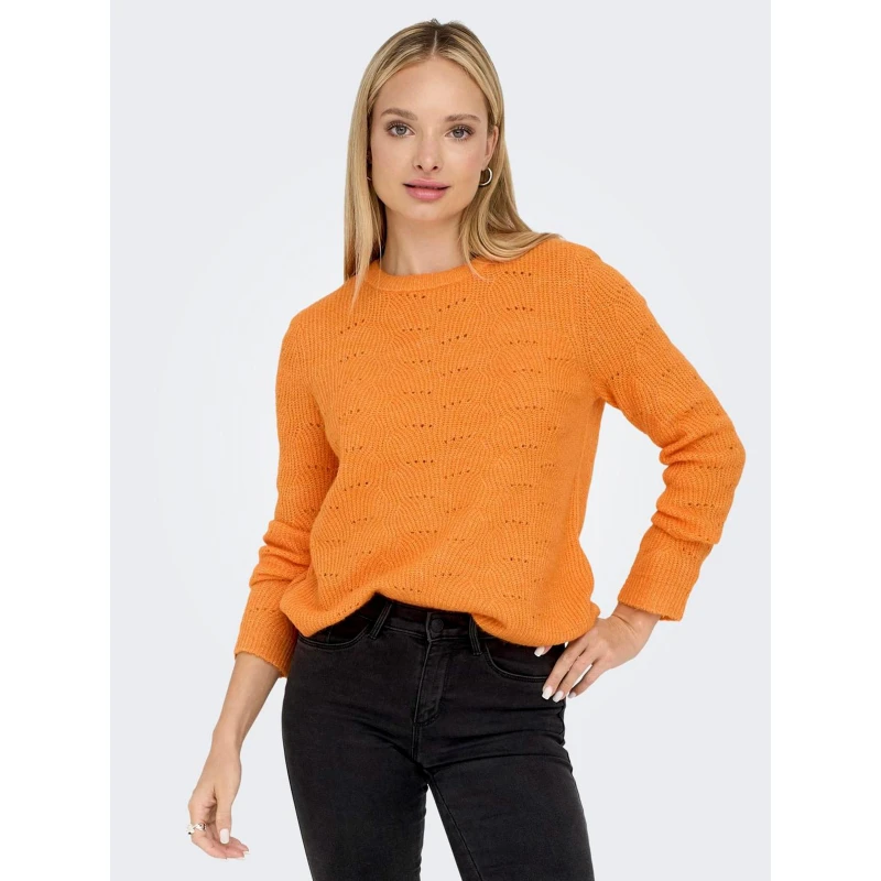 Pull Lolli Orange Femme - Only â Image 4