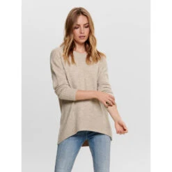 Pull Nanjing Knit Beige Femme - Only