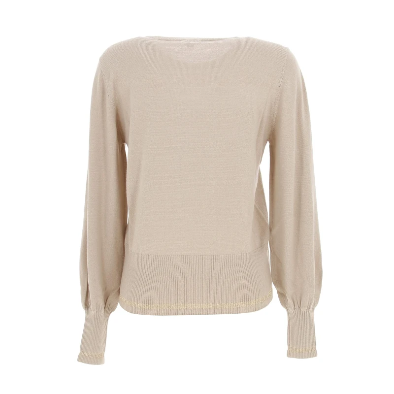 Pull Noise Beige Femme - Armani Exchange – Image 2