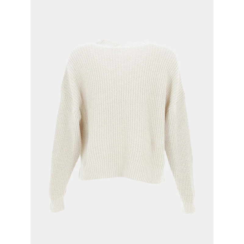 Vero Moda Pull Sadie Beige Femme - VĂ©ro Moda â Image 2