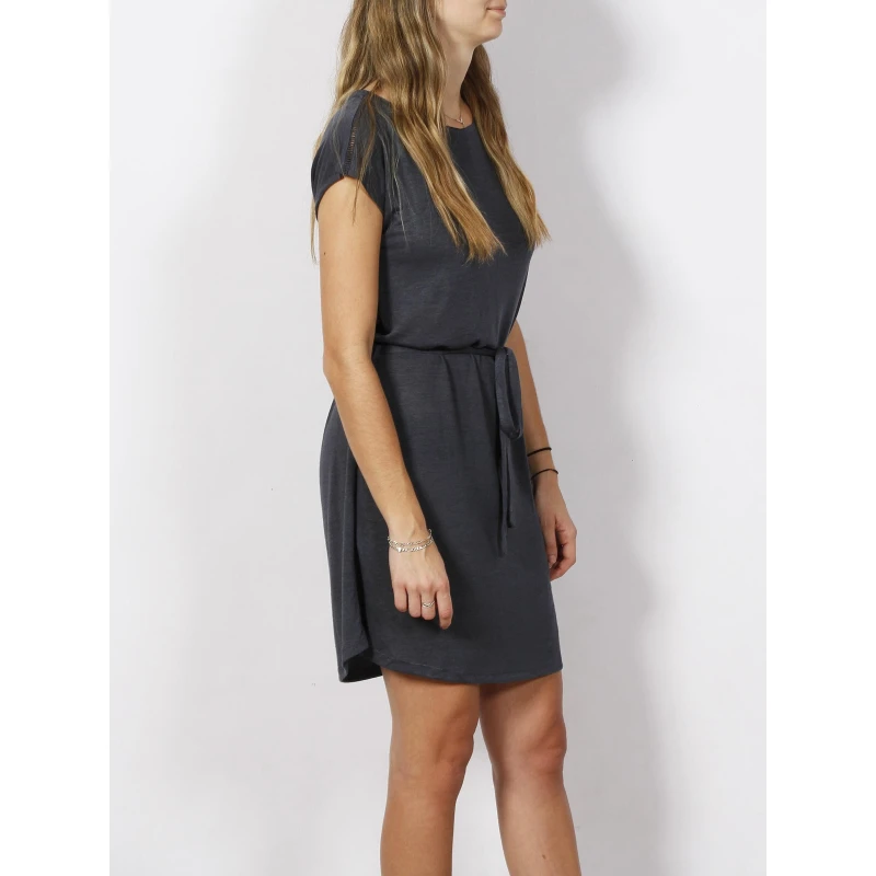 SUN VALLEY Robe Droite Ceinture Talasi Bleu Marine Femme - Sunvalley â Image 3