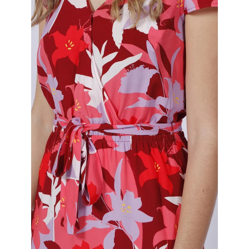 Robe Fleurie Lali Rose Femme - Teddy Smith â Image 4