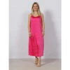 Robe Midi Satin Mayra Rose Femme - Only