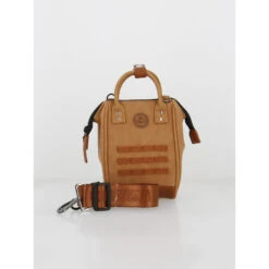 Sac à Bandoulière Nano Moscou Marron Femme - Cabaïa