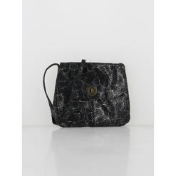 Sac Bandoulière Cuir Totally Large Party Noir Femme - Pieces