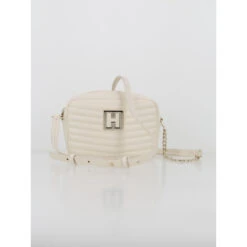 Sac Bandoulière Matelassé Jodie Zip écru Femme - Hugo