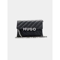 Sac Bandoulière Matelassé Pochette Lizzie Noir Femme - Hugo