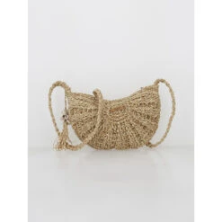 Sac Bandoulière Raphia Naturel Theros Beige Femme - Barts