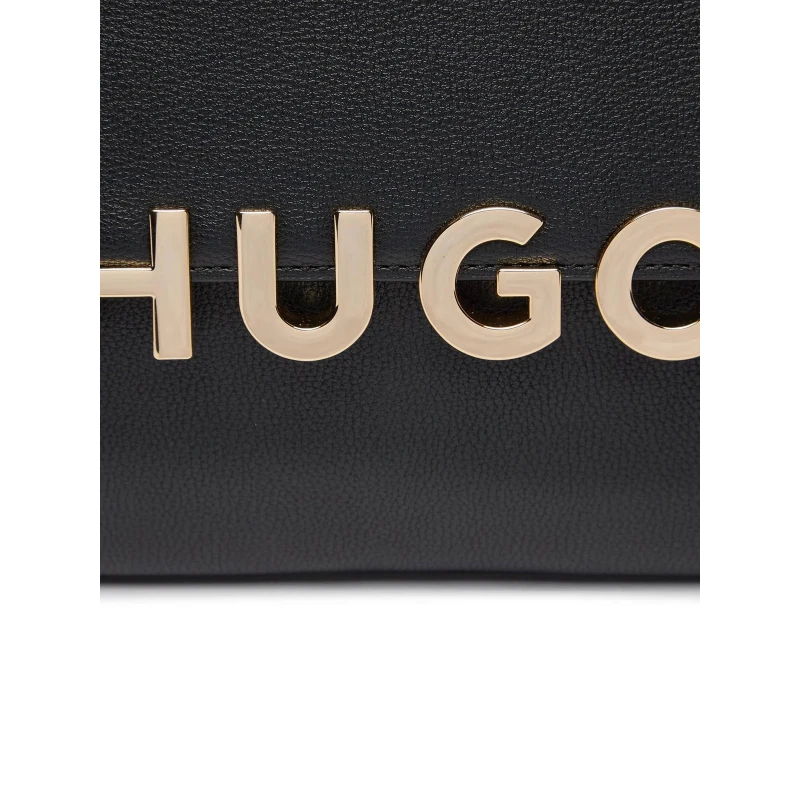 Sac Bandoulière Simili-cuir Lizzie Noir Femme - Hugo – Image 4