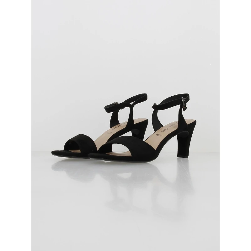 Sandales à Talons Suédine Noir Femme - Tamaris – Image 2