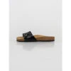 Sandales Mules Vernis Noir Femme - Tamaris