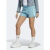 Short De Sport Linear Logo Bleu Femme - Adidas