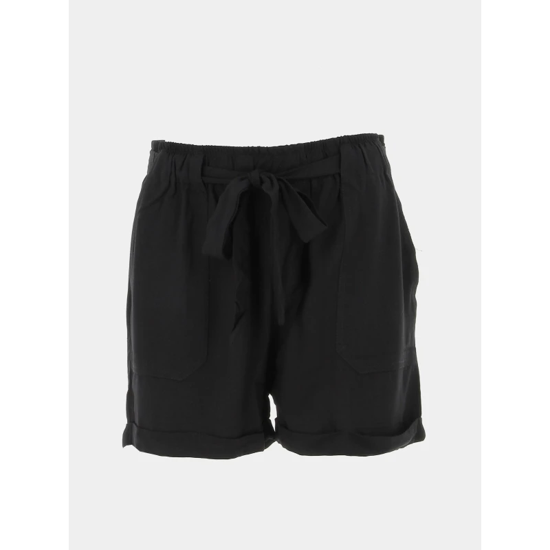 Short Fluide Merida Noir Femme - Deeluxe