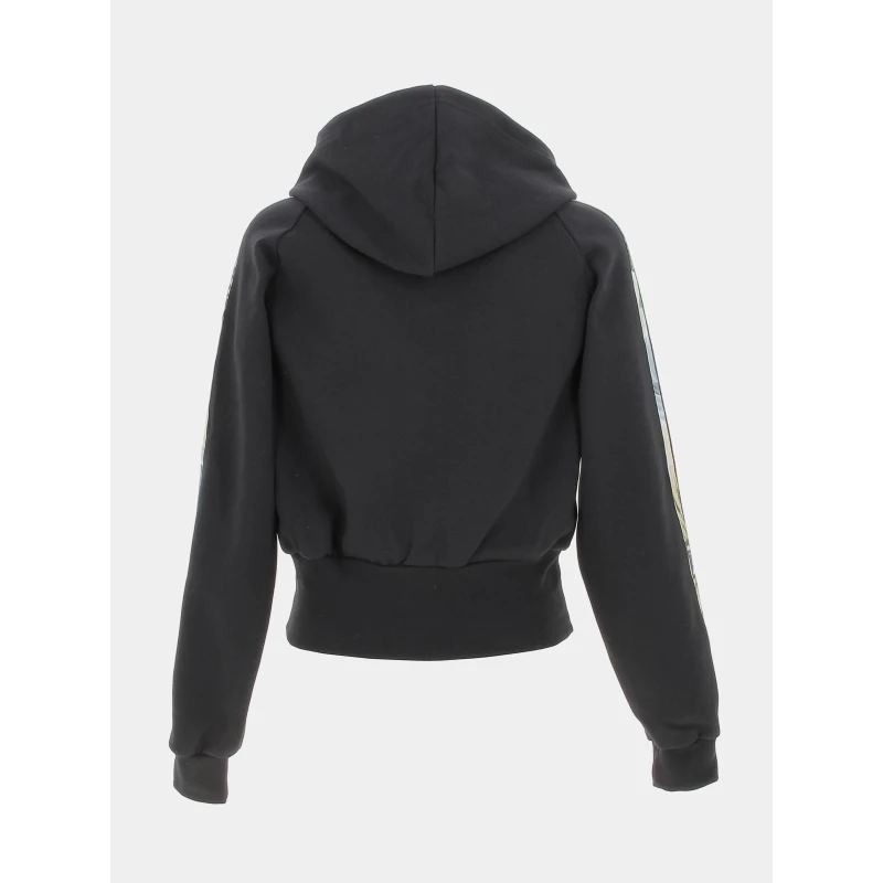 Sweat Ă Capuche 3 Bandes Noir Femme - Adidas â Image 2