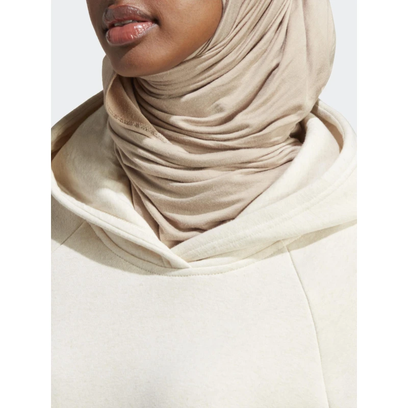 Sweat Ă Capuche All Loose Fit Beige Femme - Adidas â Image 4
