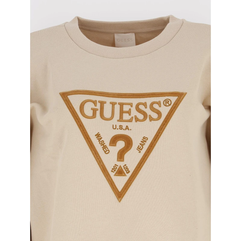 Sweat Roxi Beige Femme - Guess â Image 4
