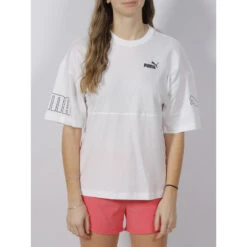 T-shirt Ample Block Blanc Femme - Puma