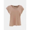 T-shirt Col V Filli Marron Femme - Vero Moda
