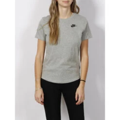 T-shirt Sportswear Club Gris Chiné Femme - Nike