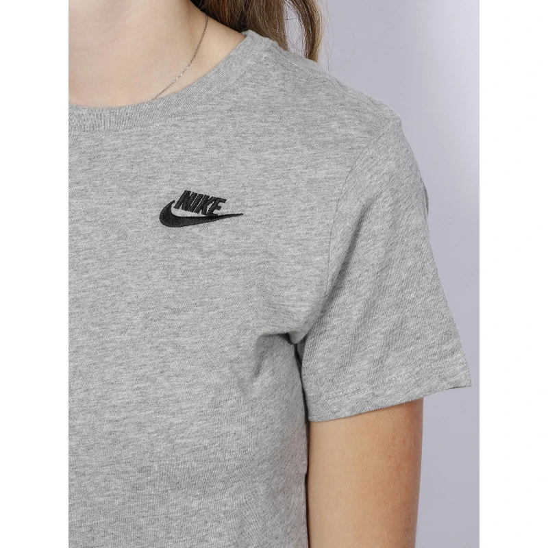 T-shirt Sportswear Club Gris ChinĂ© Femme - Nike â Image 4