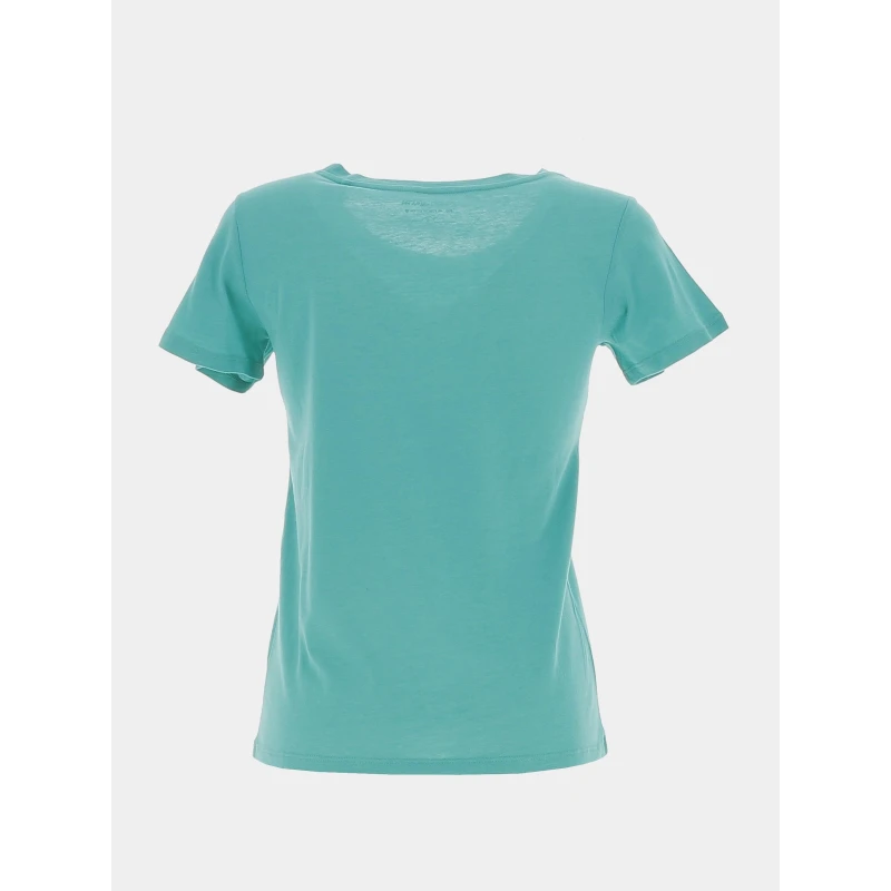 T-shirt Ticia Vert Femme - Teddy Smith â Image 2