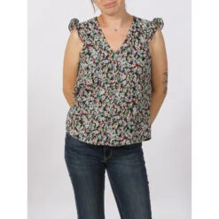 Top Danielle Floral Multicolore Femme - Only