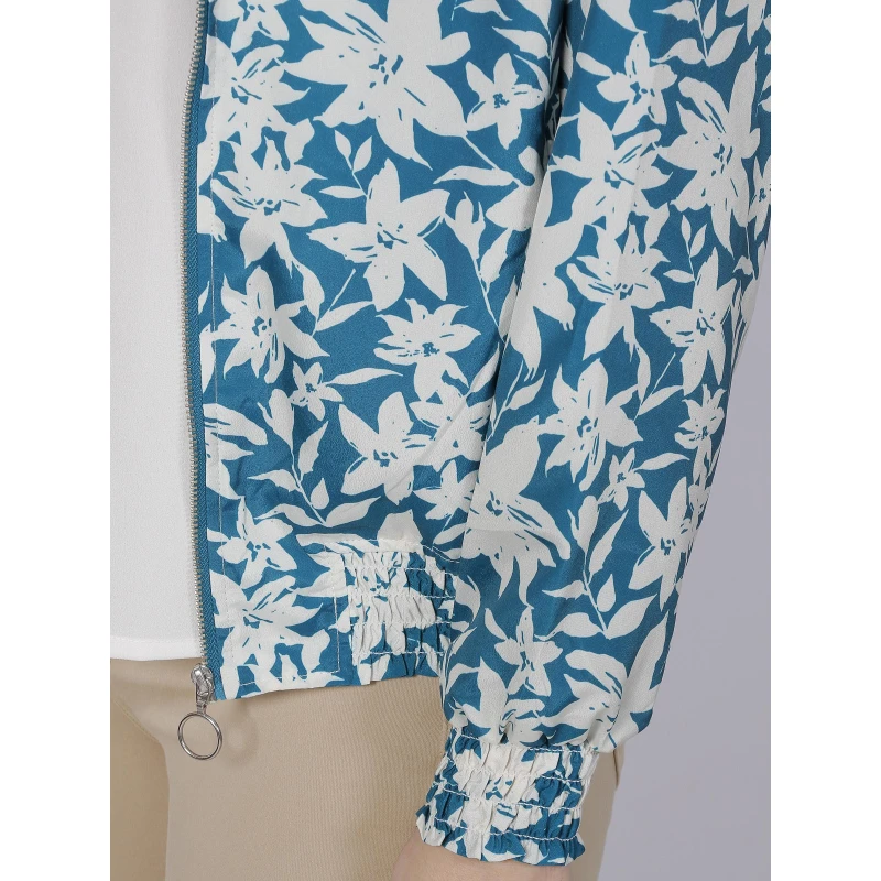 Veste Bomber Légère Leesa Bleu Blanc Femme - Tiffosi – Image 4