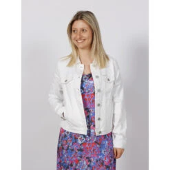 Veste En Jean Santa Blanc Femme - Salsa
