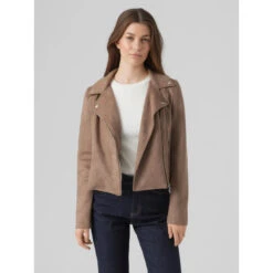 Veste Imitation SuĂšde Jose Aw23 Marron Femme - Vero Moda